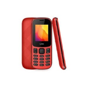 Lava 2G Keypad Phone 1.8 inch, 1000 mAh Battery - Black / Red