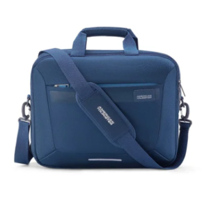 American Tourister Laptop Messenger Bag up to 16 inch - Navy / Black