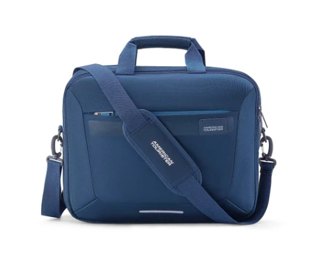American Tourister Laptop Messenger Bag up to 16 inch - Navy / Black