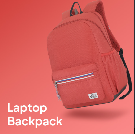 American Tourister Laptop Backpack up to 16 inch - Grey / Blue