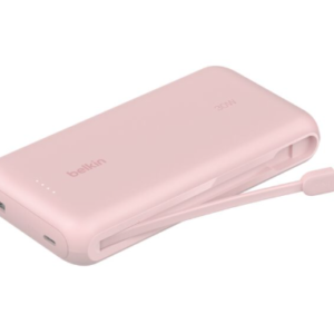 Belkin 22.5 W Fast Charging Power Bank, 1 USB-A + 1 USB-C - Black