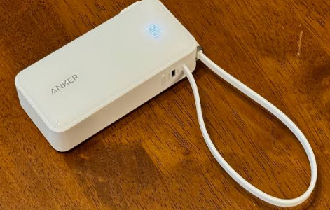 Anker 18 W Fast Charging Power Bank, 1 USB-A + 1 USB-C - White