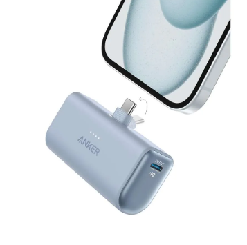 Anker 22.5 W Fast Charging Power Bank, 1 USB-A + 1 USB-C - Black