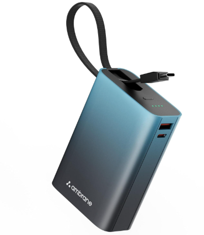 Belkin 18 W Fast Charging Power Bank, 1 USB-A + 1 USB-C - White