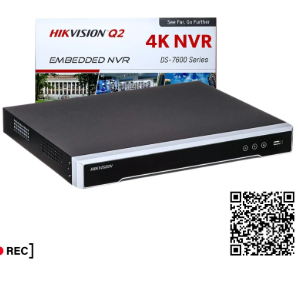 Hikvision DVR Recorder - 8 MP 4K Support, HDD up to 6 TB