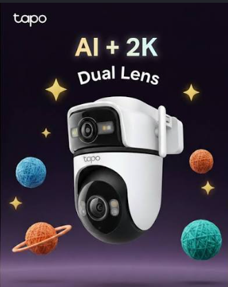 TP-Link 2K Wi-Fi Home Security Camera - Fixed, Two-Way Audio