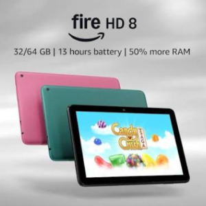 Amazon 10.1 inch Kids Tablet with Bumper Case, 2 GB RAM - Blue / Pink
