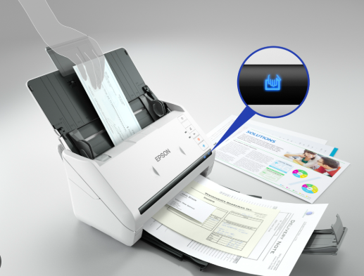Epson Flatbed Scanner - 2400 dpi, Wi-Fi + USB