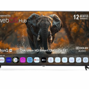 Samsung 4K Ultra HD QLED Smart TV - Tizen, 120 Hz, 30 W Sound