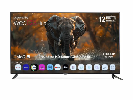 Samsung 4K Ultra HD QLED Smart TV - Tizen, 120 Hz, 30 W Sound
