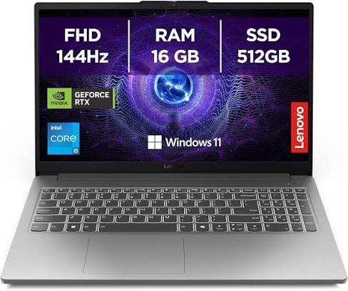 Lenovo 15.6 inch Gaming Laptop, RTX 4050 6 GB - Blue