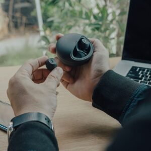 Realme True Wireless Earbuds with Environmental Noise Cancellation, 30 hours Playback - Blue / Black
